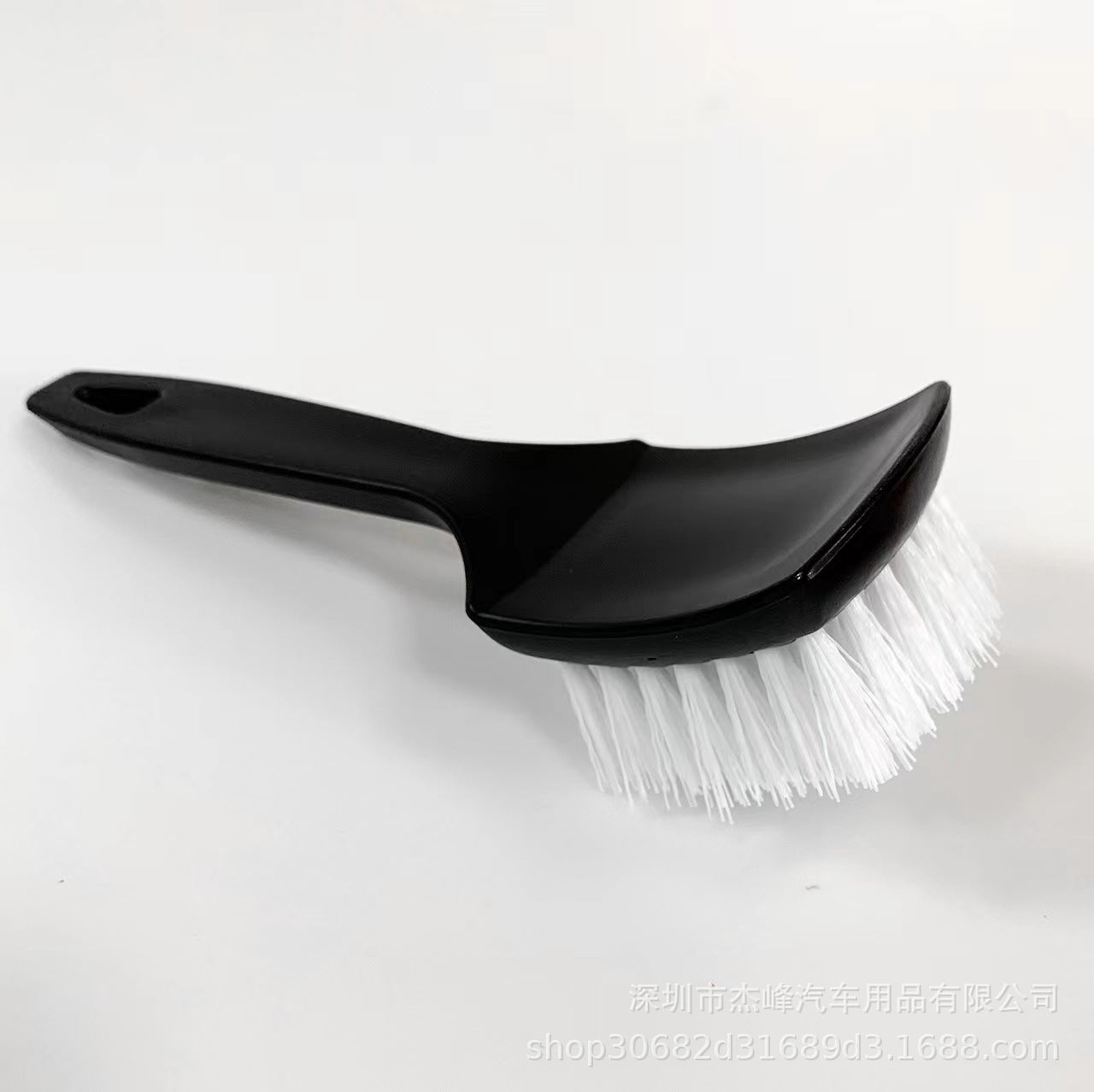 Car Interior Cleaning Brush – Stiff Bristle Floor Mat & Carpet Scrub Brush with Long Handle, Heavy-Duty Auto Detailing Tool