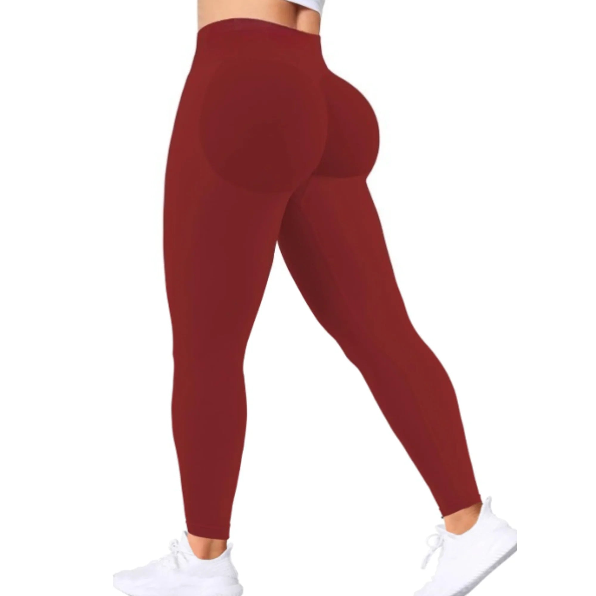 WINROCK Seamless Women Solid Waist Yoga Pants Three-section Waist Sexy Hip-lifting Tight Sports Pants Fitness Exercise Yoga Pants
