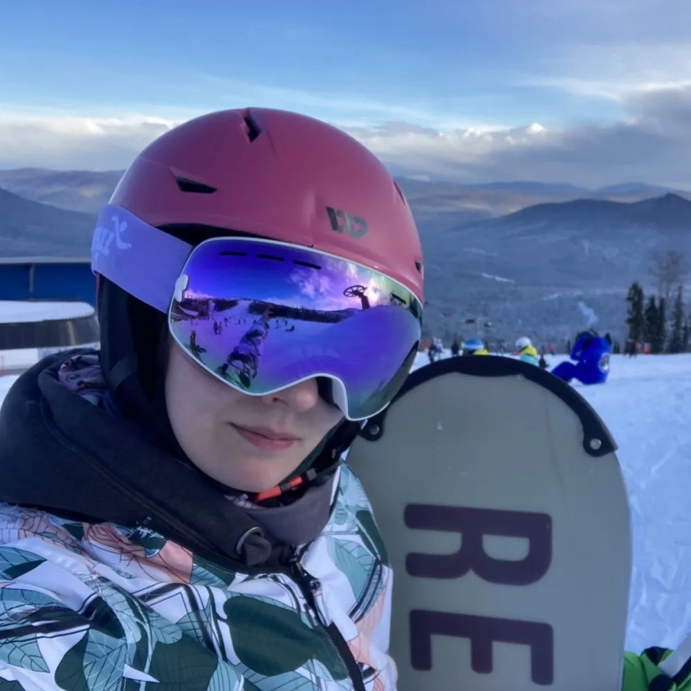 WINROCK Ski Goggles Double Layers UV400 Anti-fog Big Ski Glasses Skiing Mask Snowboard Men Women Snow Goggles GOG-201 Pro