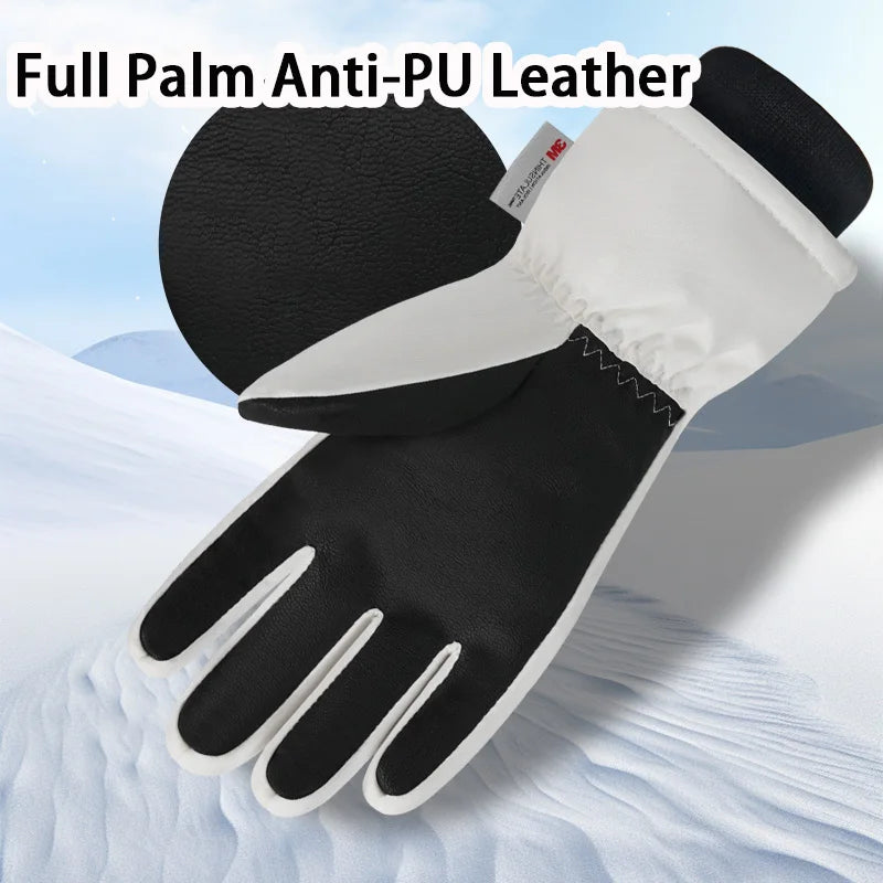 WINROCK Unisex Ski Gloves, Touchscreen-compatible Design, Winter Fleece-lined Gloves For Warmth And Protection, Cycling Accessories