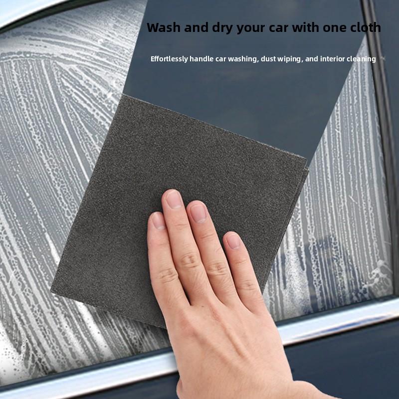 Magic rag, glass cleaning artifact, seamless scouring cloth, multi-functional, enlarged and thickened to absorb water without shedding hair, household cleaning