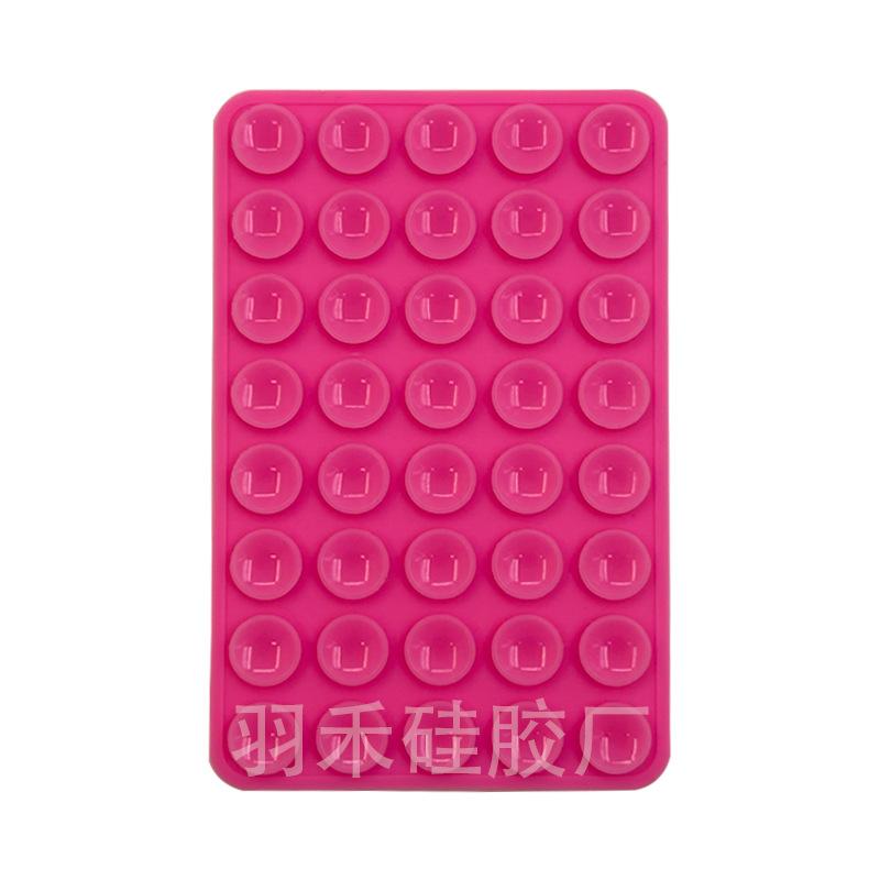 24 Capsules 28 Silicone Suction Cups, Single and Double-sided Suction Cups, Anti-skid Mobile Phone Case Attached To The Back, Portable Mobile Phone Holder, Square.