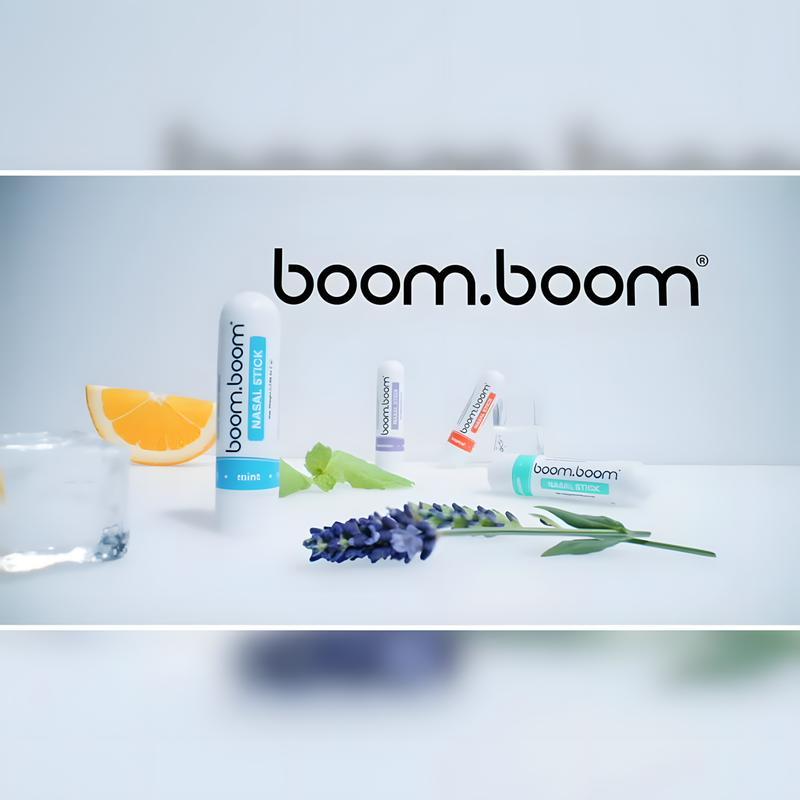 BoomBoom Nasal Stick Improves Focus + Enhances Breathing