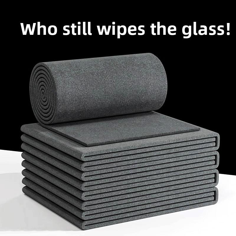 Magic rag, glass cleaning artifact, seamless scouring cloth, multi-functional, enlarged and thickened to absorb water without shedding hair, household cleaning