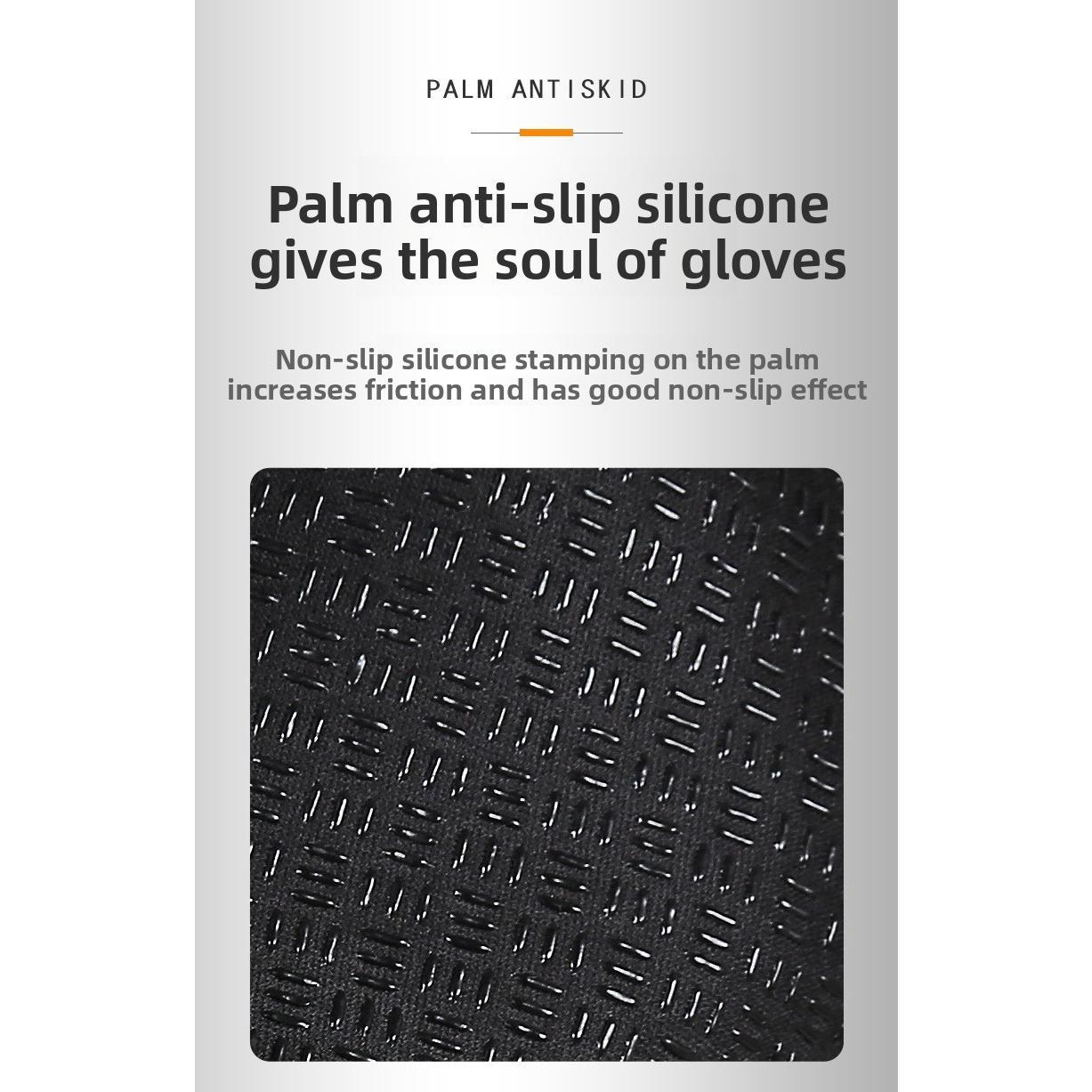 Outdoor Cycling Gloves, Sports Skiing Mountaineering Gloves, Autumn and Winter Touch Screen Non-slip, Waterproof, Windproof, Fleece, Warm