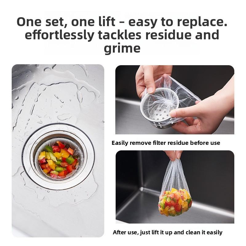 Sink Filter Disposable Sewer Sink Mouth Dishwashing Floor Drain Drain Anti-blocking