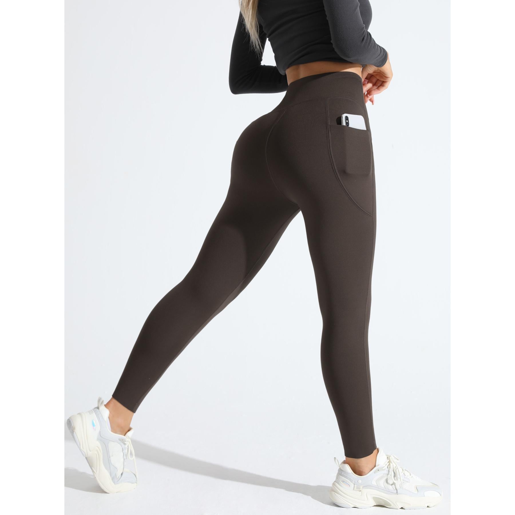 Fleece Warm Outer Wear Shark Pants Women's High Waist Tight Belly Peach Buttocks Thin Yoga Trousers Leggings