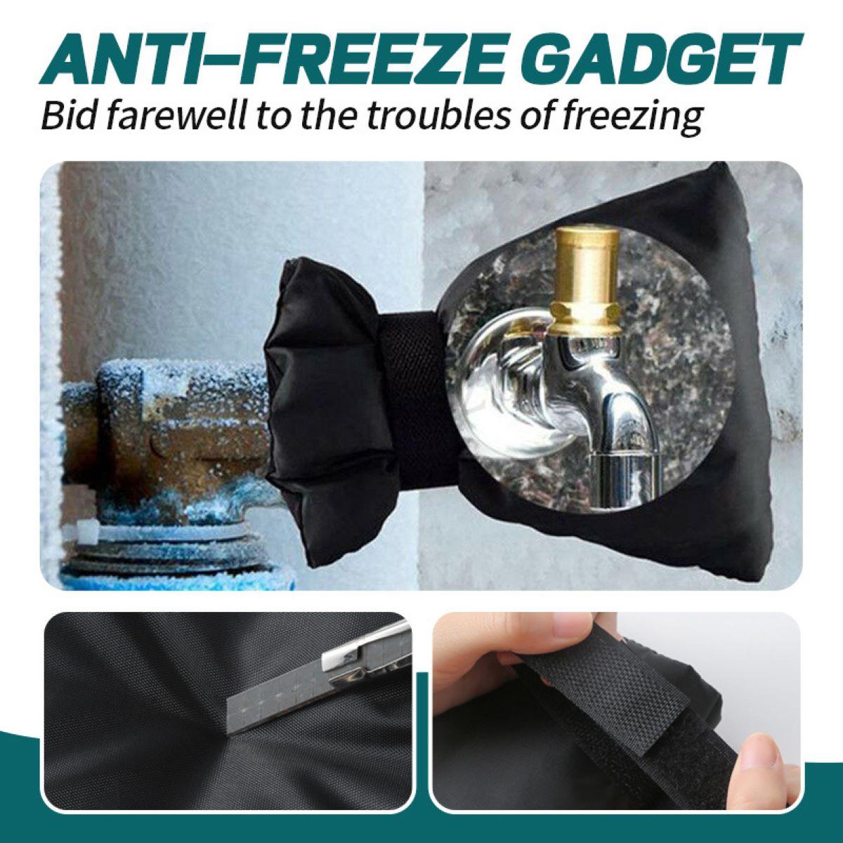 4 Pack Outdoor Faucet Covers for Winter Freeze Protection,5.5 x 8.2 Inch Reusable Waterproof Hose Bib Cover,Thickened Anti-Freeze Faucet Socks for Outdoor Garden,Black