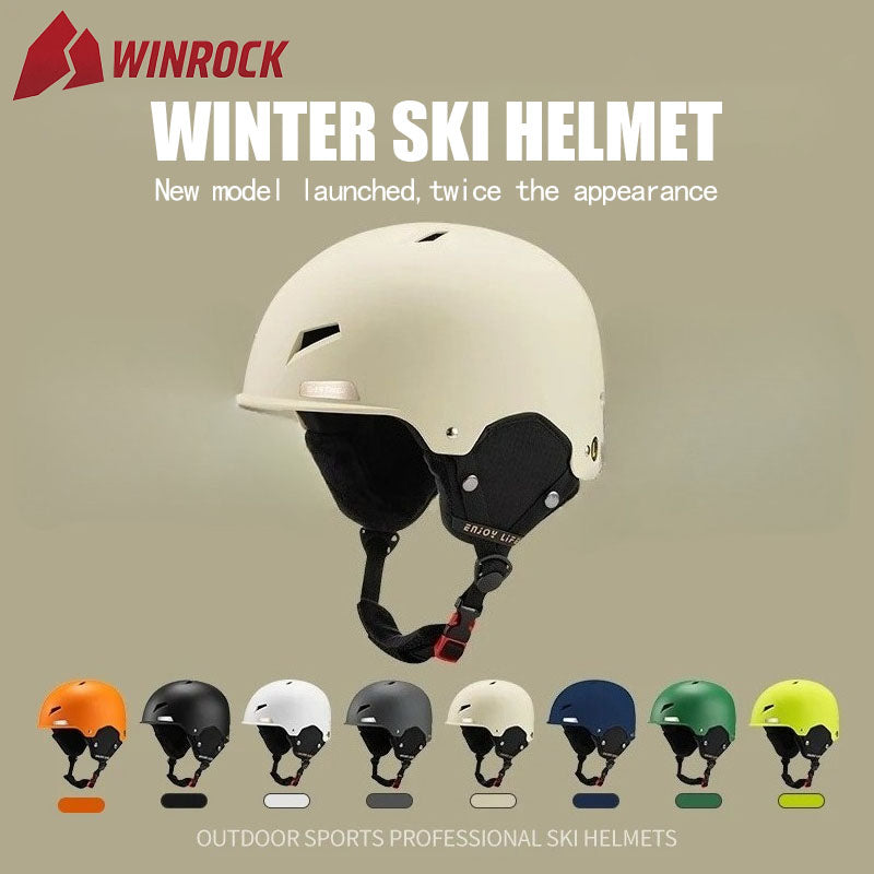 WINROCK Ski Helmet Is Lightweight, Breathable, Anti-collision and Warm for Men and Women, Outdoor Ski Equipment for Children