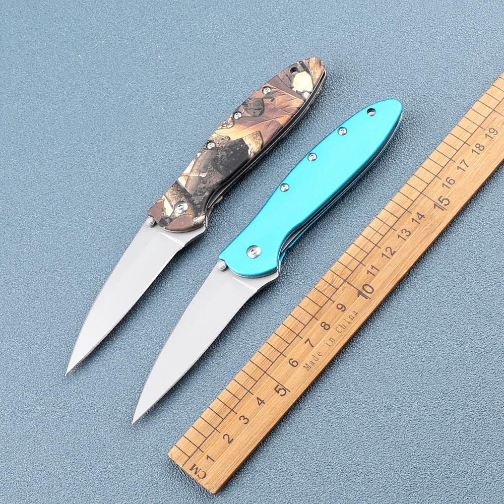 Folding knife aluminum handle hot-selling outdoor portable multi-function survival fishing fruit tool knife