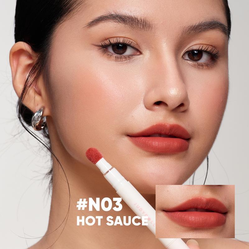 JUDYDOLL Powder Lip Cream, Halloween Cosmetics, Matte Lip Gloss, Smooth Lip Mud, Moisturizing, Soft, Waterproof, Long-lasting, Fade-resistant, Non-sticky, Cosmetics, Makeup