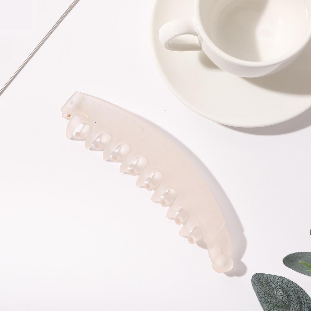 Frosted banana clip vertical clip high temperament ponytail fixed artifact grab clip hairpin shark clip wholesale