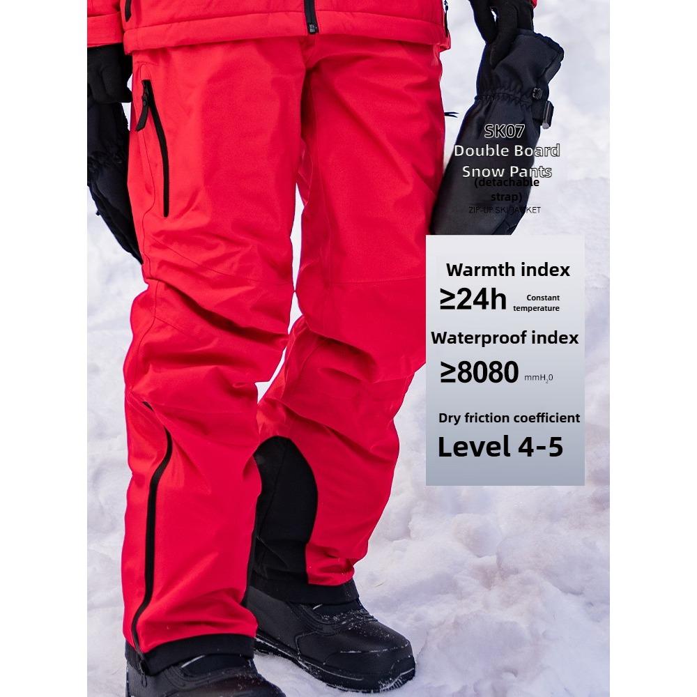 Burton-style 3L Unisex Alpine Ski & Snowboard Suit Set Windproof Waterproof Insulated Jacket & Pants for Men Women Adults Single Double Board Sports