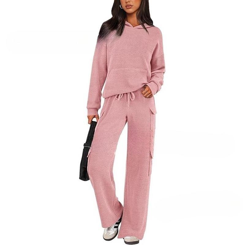 2025 Trend Breathable Leisure Sports Suit Women's Tooling Pocket Design Sports Outdoor Running