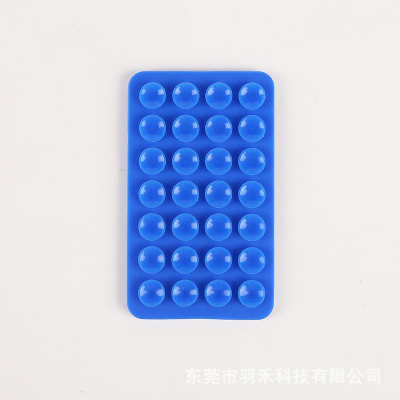 24 Capsules 28 Silicone Suction Cups, Single and Double-sided Suction Cups, Anti-skid Mobile Phone Case Attached To The Back, Portable Mobile Phone Holder, Square.
