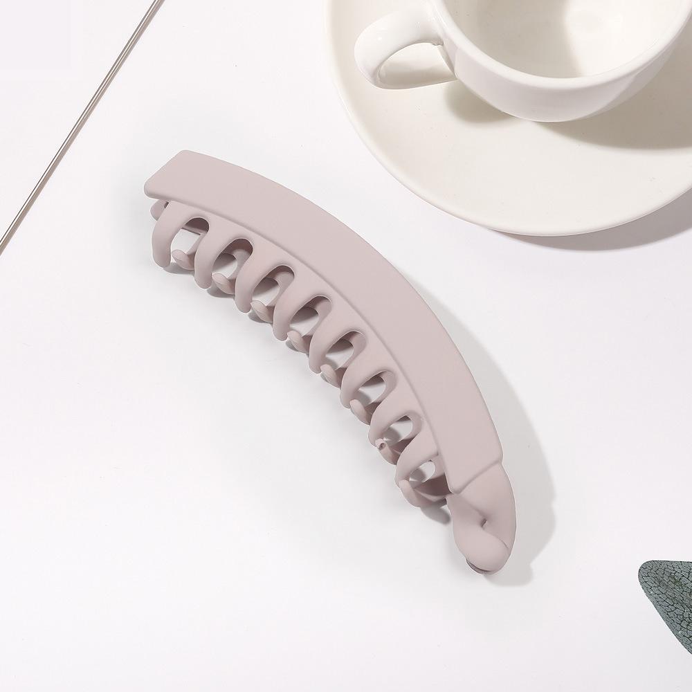 Frosted banana clip vertical clip high temperament ponytail fixed artifact grab clip hairpin shark clip wholesale