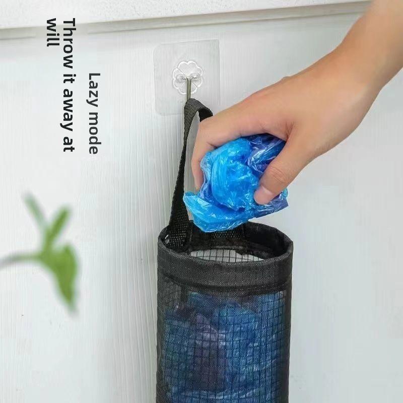 Kitchen Wall-mounted Garbage Bag Storage Artifact Sorting Bag Plastic Bag Storage Box Storage Bag Wall-mounted Bag