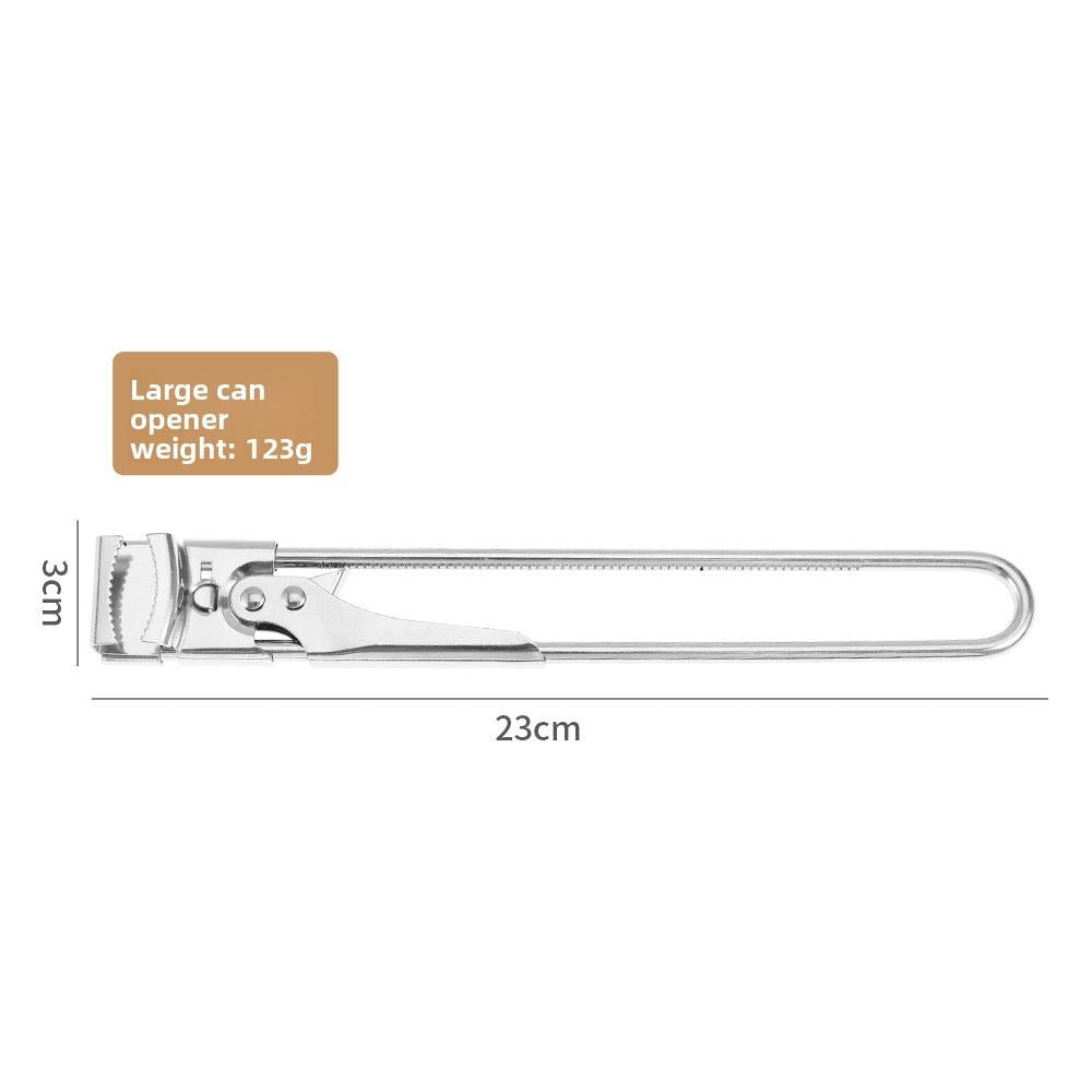 New Stainless Steel Bottle Opener Adjustable Can Opener Multifunctional Kitchen Gadget Lazy Can Opener