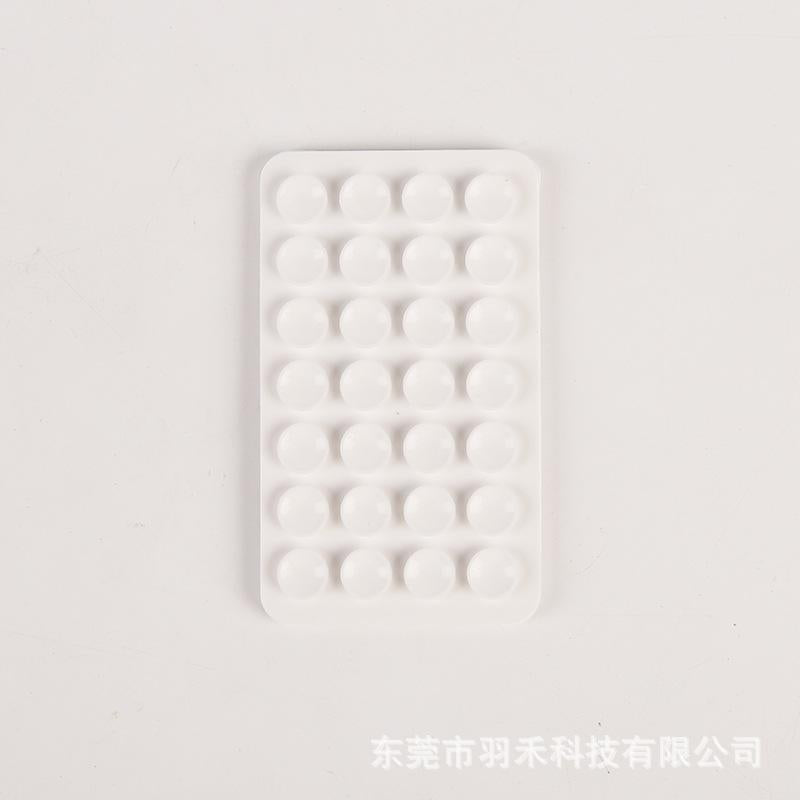 24 Capsules 28 Silicone Suction Cups, Single and Double-sided Suction Cups, Anti-skid Mobile Phone Case Attached To The Back, Portable Mobile Phone Holder, Square.