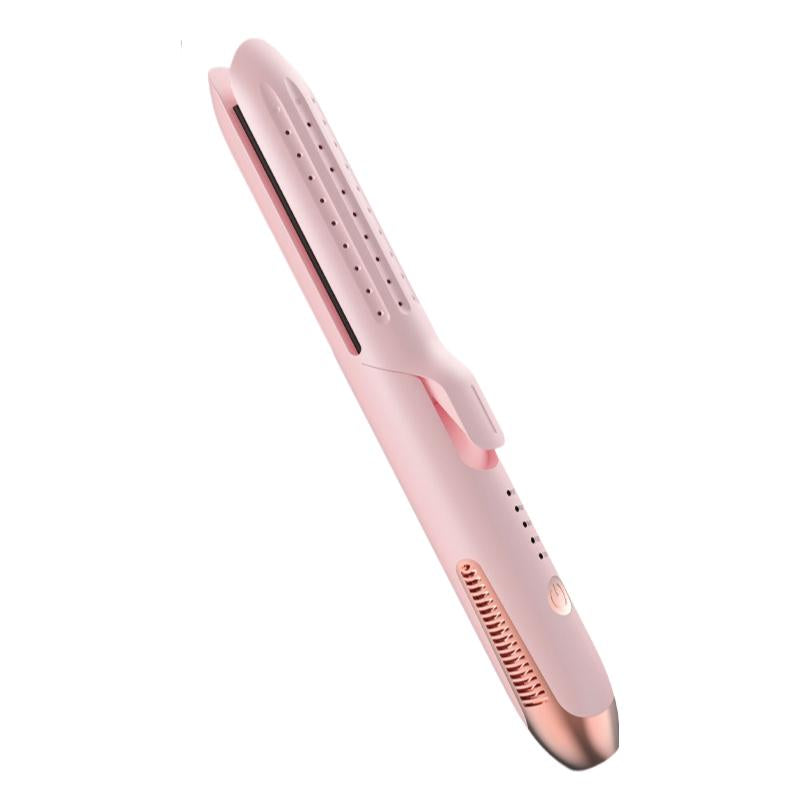 Hot Sale 2-in-1 Cold Air Hair Straightener Extended Heating Aluminum Plate Hair Straightener Splint Hair Curler