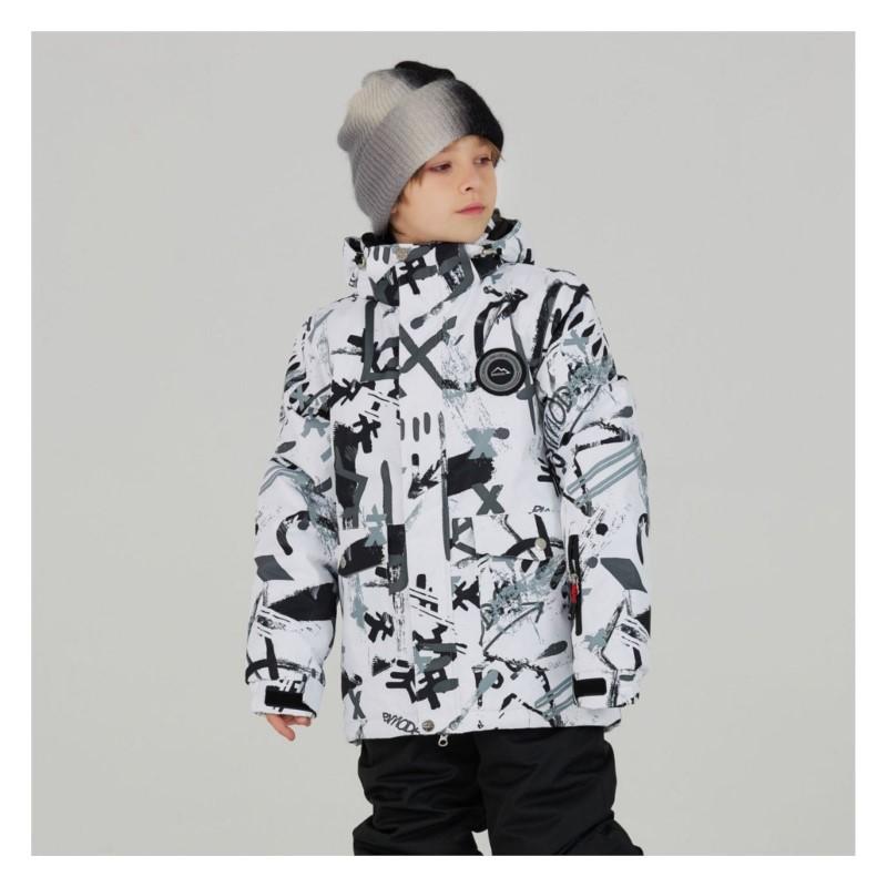 Children's Ski Suit Veneer Double Board Thickened Warm Outdoor Skiing Trajes Ski