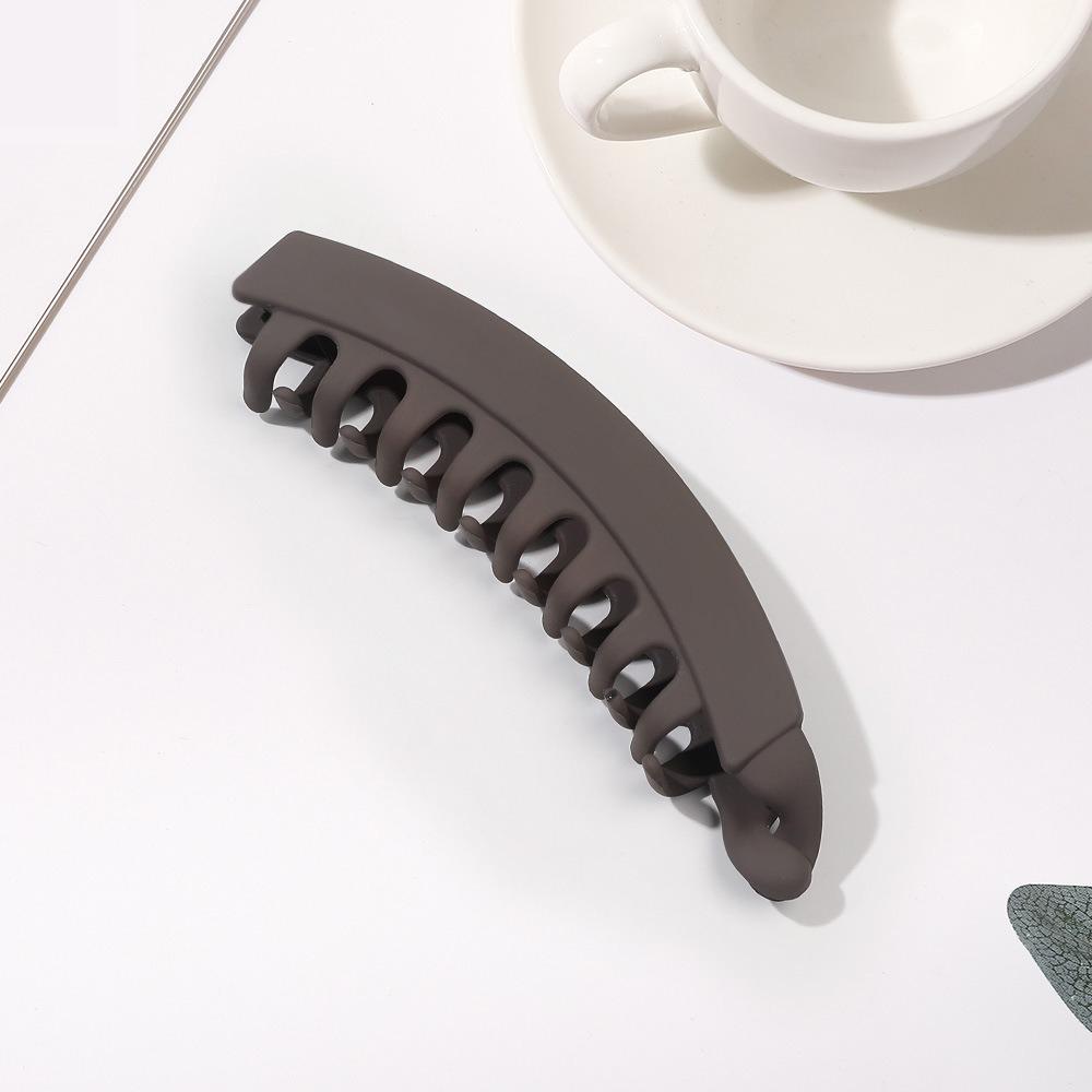 Frosted banana clip vertical clip high temperament ponytail fixed artifact grab clip hairpin shark clip wholesale