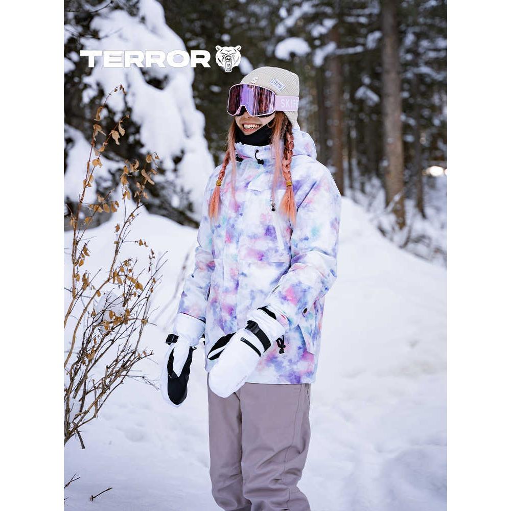 Burton-style 3L Unisex Ski & Snowboard Suit Set Waterproof Windproof Thickened Insulated Jacket and Pants for Men Women Couples Outdoor Snowwear for Single or Double Board Sports