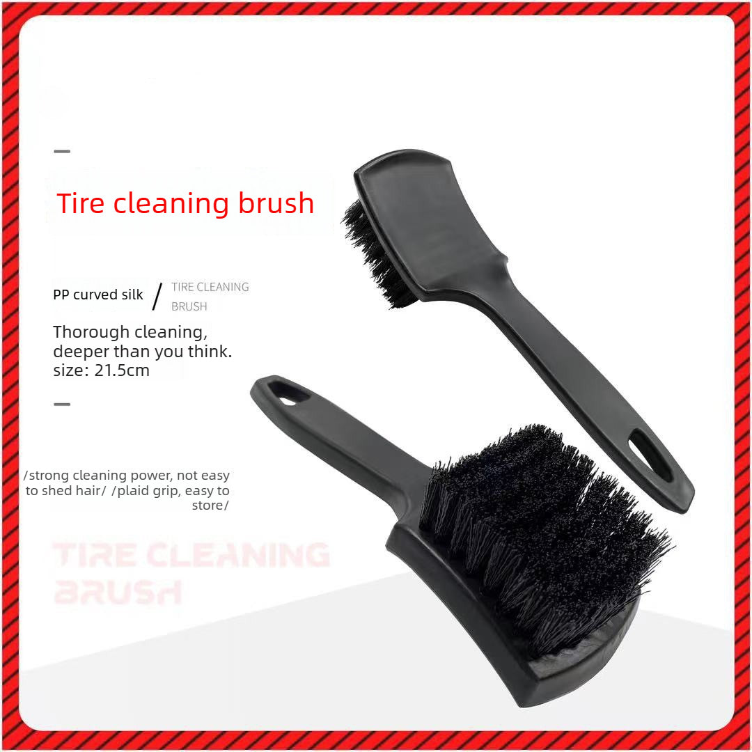 Car Interior Cleaning Brush – Stiff Bristle Floor Mat & Carpet Scrub Brush with Long Handle, Heavy-Duty Auto Detailing Tool