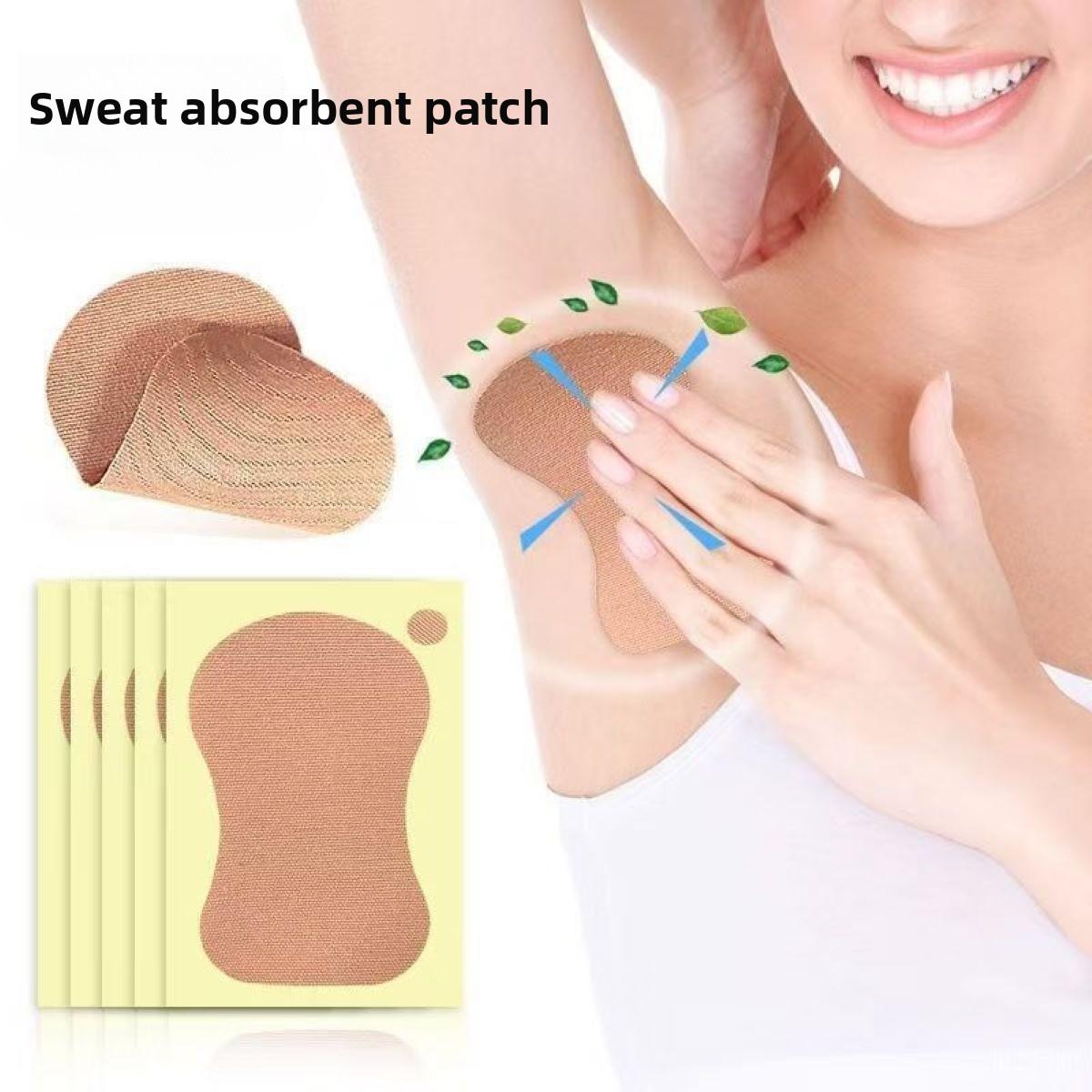10 Pcs Men's and Women's Underarm Sweat Absorbing and Anti-odor Patches, Disposable Armpit Sweat Pads, Sports Armpit Sweat Absorbing Patches, Antiperspirant Patches, Sole Sweat Absorbing Patches