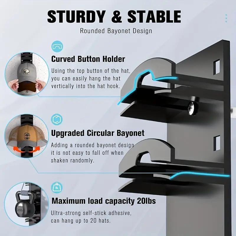 2025 New Baseball Cap Storage Rack HatOrganizerforBaseballCaps Hat Rack Storage