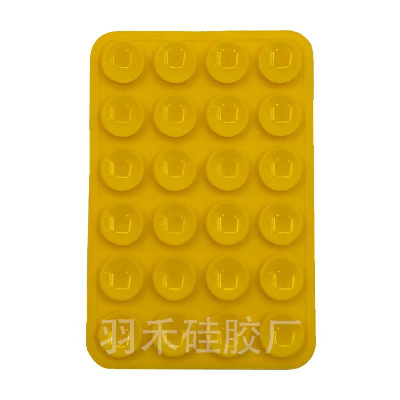 24 Capsules 28 Silicone Suction Cups, Single and Double-sided Suction Cups, Anti-skid Mobile Phone Case Attached To The Back, Portable Mobile Phone Holder, Square.